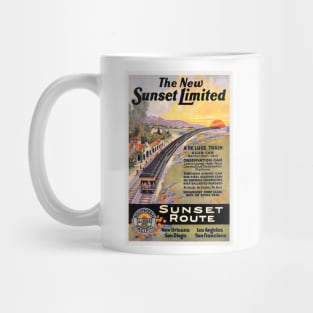 The New Sunset Limited Vintage Poster 1924 Mug